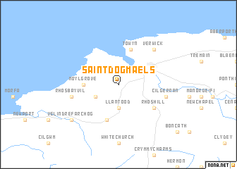 map of Saint Dogmaels