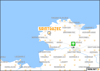 map of Saint-Duzec
