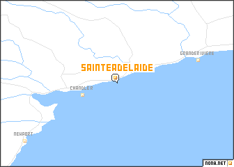 map of Sainte-Adelaide