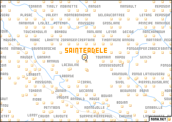 map of Sainte-Adèle