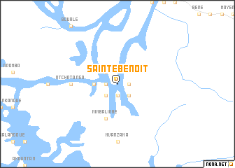 map of Sainte Benoit