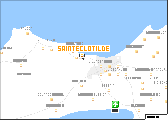 map of Sainte-Clotilde