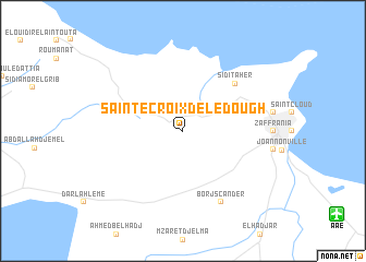 map of Sainte-Croix de lʼEdough