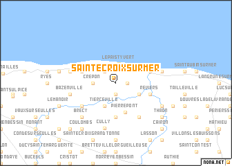 map of Sainte-Croix-sur-Mer