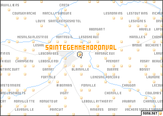 map of Sainte-Gemme-Moronval