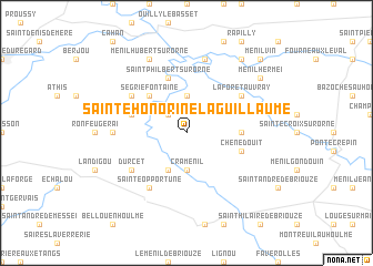 map of Sainte-Honorine-la-Guillaume