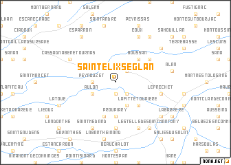 map of Saint-Élix-Séglan