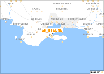 map of Saint-Elme