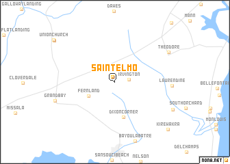 map of Saint Elmo