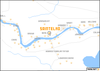 map of Saint Elmo