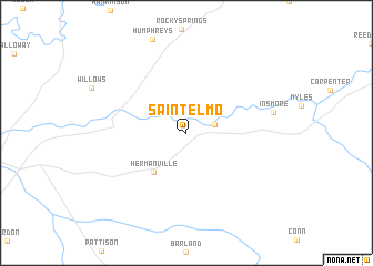 map of Saint Elmo
