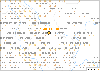 map of Saint-Éloi