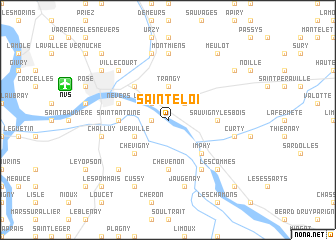 map of Saint-Éloi