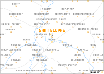 map of Saint-Élophe