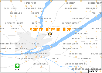 map of Sainte-Luce-sur-Loire