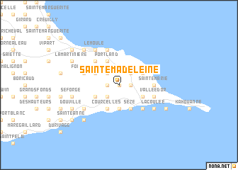 map of Sainte-Madeleine
