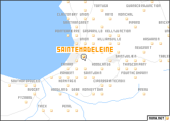 map of Sainte Madeleine
