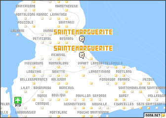 map of Sainte-Marguerite