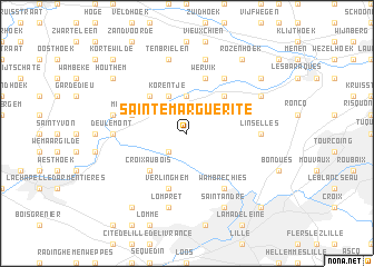 map of Sainte-Marguerite