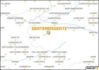 map of Sainte-Marguerite