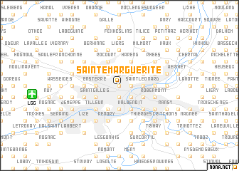 map of Sainte-Marguerite