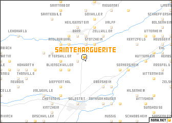 map of Sainte-Marguerite