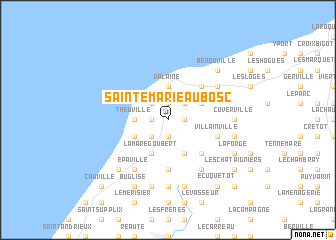 map of Sainte-Marie-au-Bosc