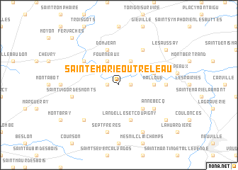 map of Sainte-Marie-Outre-lʼEau