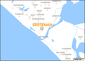 map of Sainte-Marie