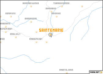 map of Sainte-Marie