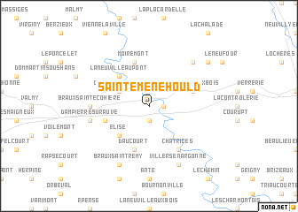 map of Sainte-Menehould