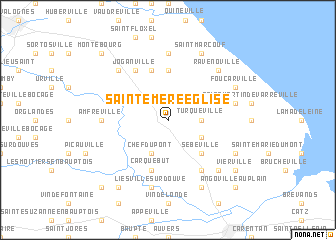 map of Sainte-Mère-Église