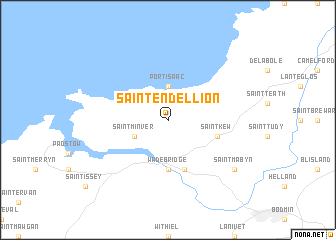 map of Saint Endellion