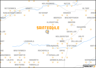 map of Sainte-Odile