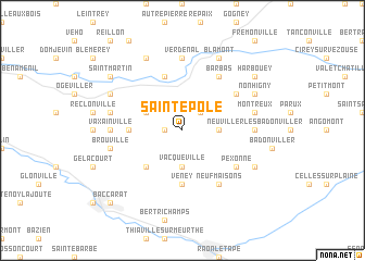 map of Sainte-Pôle
