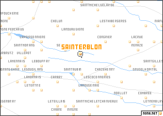 map of Saint-Erblon