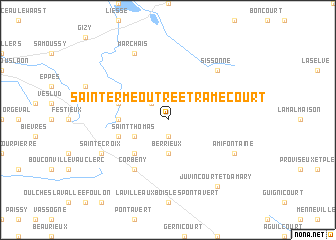 map of Saint-Erme-Outre-et-Ramecourt