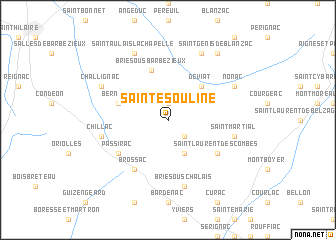 map of Sainte-Souline
