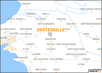 map of Sainte-Soulle