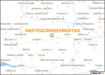 map of Sainte-Suzanne-en-Bauptois