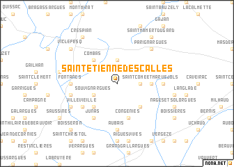 map of Saint-Étienne-dʼEscalles