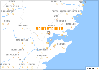 map of Sainte Trinité