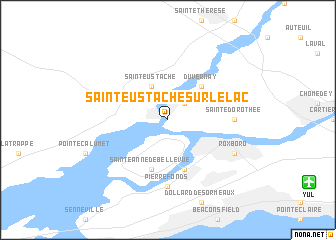 map of Saint-Eustache-sur-le-Lac