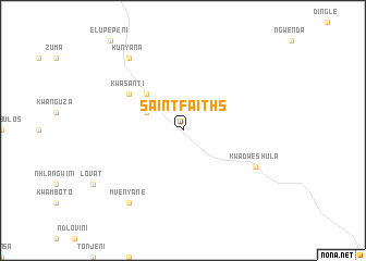 map of Saint Faithʼs