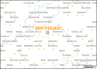 map of Saint-Ferjeux