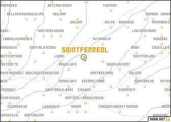 map of Saint-Ferréol