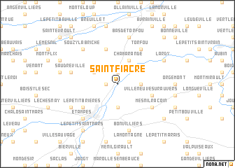 map of Saint-Fiacre