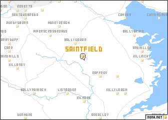 map of Saintfield