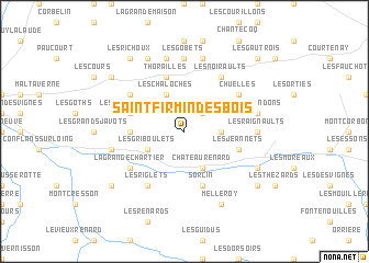 map of Saint-Firmin-des-Bois