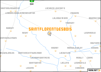 map of Saint-Florent-des-Bois